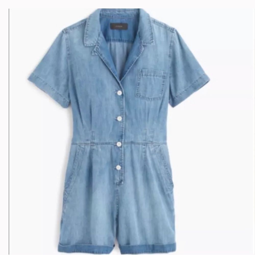 J Crew Chambray Romper